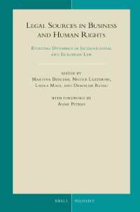 Legal Sources in Business and Human Rights : Evolving Dynamics in International and European Law (Developments in International Law)