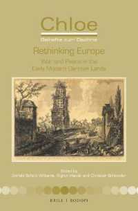 Rethinking Europe : War and Peace in the Early Modern German Lands (Rethinking Europe [print & E-book])