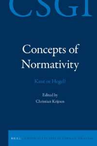 Concepts of Normativity: Kant or Hegel? (Critical Studies in German Idealism)