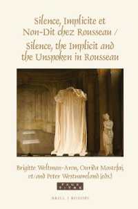 Silence, Implicite et Non-Dit chez Rousseau / Silence, the Implicit and the Unspoken in Rousseau (Faux Titre)