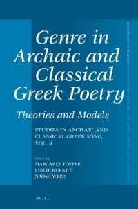 Genre in Archaic and Classical Greek Poetry: Theories and Models : Studies in Archaic and Classical Greek Song, Vol. 4 (Mnemosyne, Supplements)