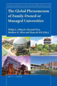 The Global Phenomenon of Family-Owned or Managed Universities (Global Perspectives on Higher Education)