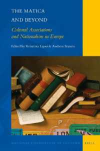 The Matica and Beyond : Cultural Associations and Nationalism in Europe (National Cultivation of Culture)
