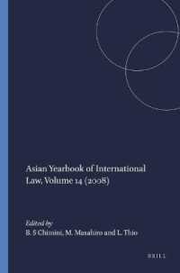 Asian Yearbook of International Law, Volume 14 (2008) (Asian Yearbook of International Law)