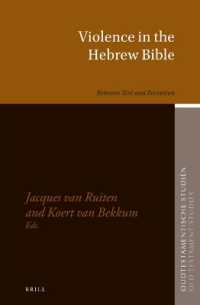 Violence in the Hebrew Bible : Between Text and Reception (Oudtestamentische Studiën, Old Testament Studies)