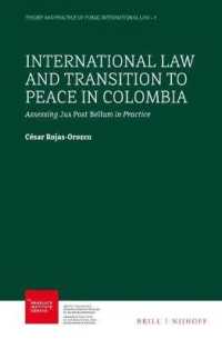 International Law and Transition to Peace in Colombia : Assessing Jus Post Bellum in Practice (Theory and Practice of Public International Law)