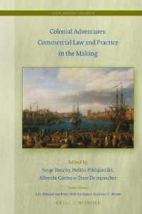 Colonial Adventures: Commercial Law and Practice in the Making (Legal History Library)