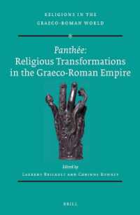 Panthée: Religious Transformations in the Graeco-Roman Empire (Religions in the Graeco-roman World)