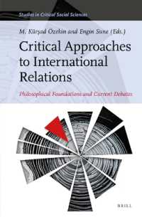 Critical Approaches to International Relations : Philosophical Foundations and Current Debates (Studies in Critical Social Sciences)