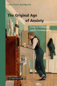 The Original Age of Anxiety : Essays on Kierkegaard and His Contemporaries (Value Inquiry Book Series / Studies in the History of Western Philosophy)