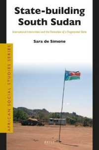 State-building South Sudan : International Intervention and the Formation of a Fragmented State (African Social Studies Series)