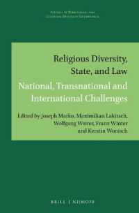 Religious Diversity, State, and Law : National, Transnational and International Challenges (Studies in Territorial and Cultural Diversity Governance)