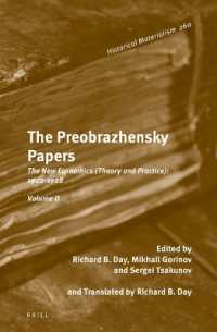 The Preobrazhensky Papers, Volume 3 : Concrete Analysis of the Soviet Economy (Historical Materialism Book Series)