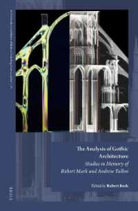 The Analysis of Gothic Architecture : Studies in Memory of Robert Mark and Andrew Tallon (Avista Studies in the History of Medieval Technology, Science, and Art)