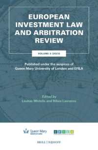 European Investment Law and Arbitration Review : Volume 8 (2023), Published under the auspices of Queen Mary University of London and EFILA (European Investment Law and Arbitration Review)
