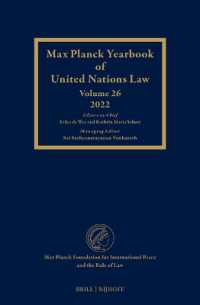 Max Planck Yearbook of UN Law, Volume 26 (2022) (Max Planck Yearbook of United Nations Law)