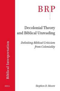 Decolonial Theory and Biblical Unreading : Delinking Biblical Criticism from Coloniality