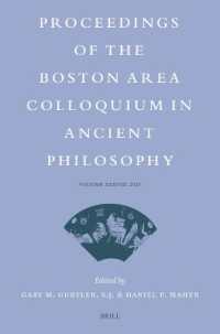 Proceedings of the Boston Area Colloquium in Ancient Philosophy : Volume XXXVIII (2023) (Proceedings of the Boston Area Colloquium in Ancient Philosophy)