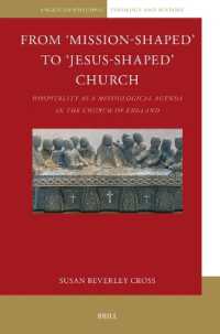 From 'Mission-Shaped' to 'Jesus-Shaped' Church : Hospitality as a Missiological Agenda in the Church of England (Anglican-episcopal Theology and History)