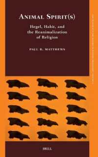 Animal Spirit(s): Hegel, Habit, and the Reanimalization of Religion (New Research in the History of Western Philosophy)