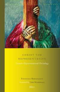 Christ the Representative : Toward a Representational Christology (Studies in Systematic Theology)