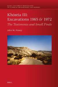 Khóstia III: Excavations 1965 & 1972 : The Testimonia and Small Finds (Mcgill University Monographs in Classical Archaeology and History)