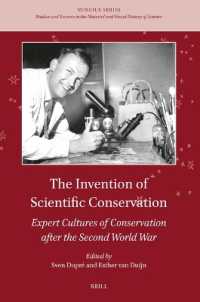 The Invention of Scientific Conservation : Expert Cultures of Conservation after the Second World War (Nuncius)