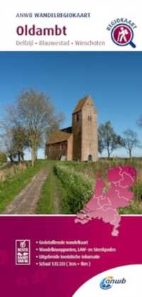Oldambt: Delfzijl-Blauwestad-Winschoten hiking region map (Wandelregiokaarten)