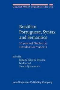 Brazilian Portuguese, Syntax and Semantics : 20 years of Núcleo de Estudos Gramaticais (Linguistik Aktuell/linguistics Today)