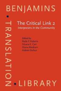 The Critical Link 2 : Interpreters in the Community. Selected papers from the Second International Conference on Interpreting in legal, health and social service settings, Vancouver, BC, Canada, 19–23 May 1998 (Benjamins Translation Library)