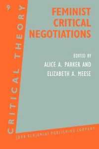 Feminist Critical Negotiations (Critical Theory)