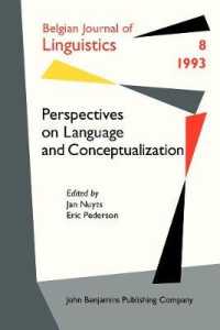 Perspectives on Language and Conceptualization (Belgian Journal of Linguistics)