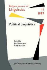 Political Linguistics (Belgian Journal of Linguistics)