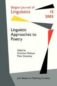 Linguistic Approaches to Poetry (Belgian Journal of Linguistics)