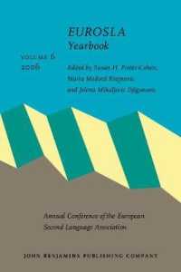 EUROSLA Yearbook : Volume 6 (2006) (Eurosla Yearbook)