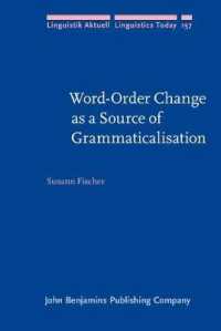 文法化のソースとしての語順変化<br>Word-Order Change as a Source of Grammaticalisation (Linguistik Aktuell/linguistics Today)