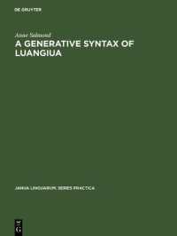 A Generative Syntax of Luangiua : A Polynesian Language (Janua Linguarum. Series Practica)