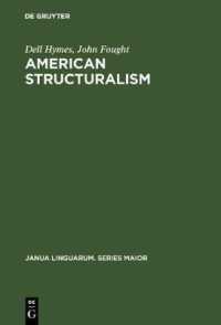 American Structuralism (Janua Linguarum. Series Maior)