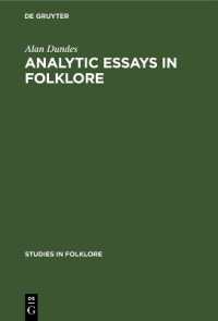 Analytic Essays in Folklore (Studies in Folklore)