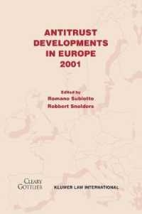 Antitrust Developments in Europe 2001 : 2001