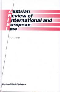 Austrian Review of International and European Law 2001 〈6〉