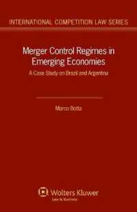 新興経済国の合併規制：ブラジルとアルゼンチンの比較研究<br>Merger Control Regimes in Emerging Economies : A Case Study on Brazil and Argentina