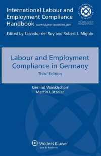 ドイツにおける労働法へのコンプライアンス（第３版）<br>Labour and Employment Compliance in Germany （3TH）