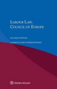 欧州評議会の労働法（第２版）<br>Labour Law: Council of Europe : Council of Europe [CoE] （2ND）