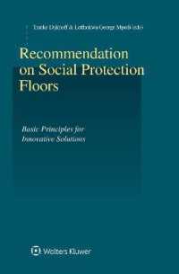 Recommendation on Social Protection Floors : Basic Principles for Innovative Solutions