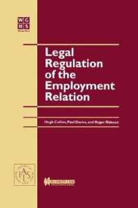 労使関係の法規制<br>Legal Regulation of the Employment Relation
