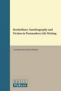 Borderlines : Autobiography and Fiction in Postmodern Life Writing (Postmodern Studies)