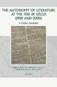 The Autonomy of Literature at the 'Fins De Siecles' (1900 and 2000) : A Critical Assessment (Groningen Studies in Cultural Change)