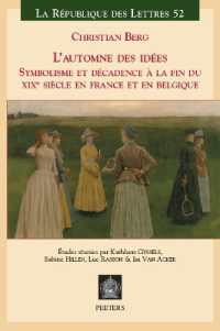 L'automne des idées : Symbolisme et décadence à la fin du XIXème siècle en France et en Belgique (La République des Lettres)