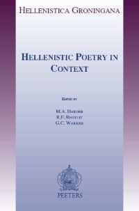 Hellenistic Poetry in Context (Hellenistica Groningana)